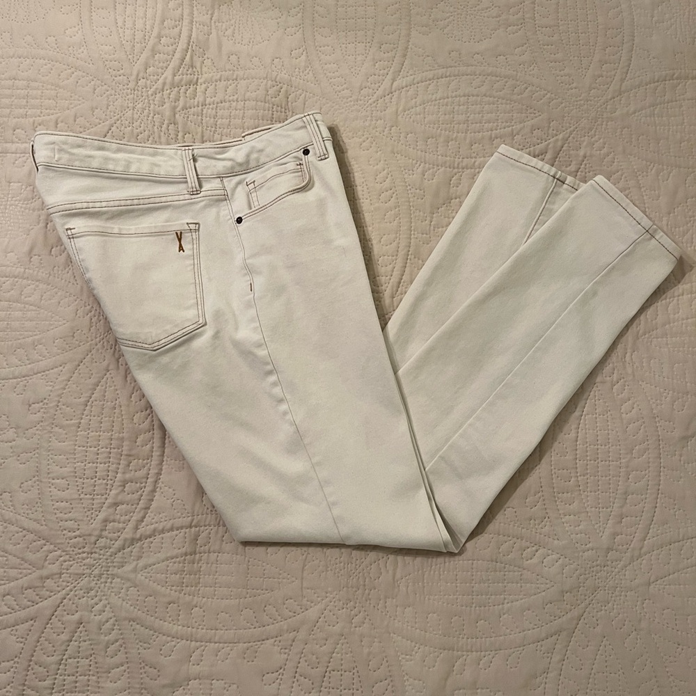 Vintage America Cream Denim Jeans